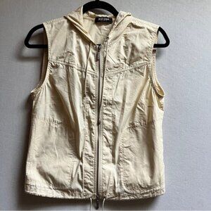 Jean Paul Freiheit 11 cotton full zip hoodie sleeveless vest Sz 6